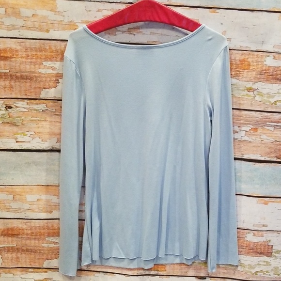 NWT NEVER WORN Urban Apparel Blue Rouched Blouse! - Picture 5 of 5
